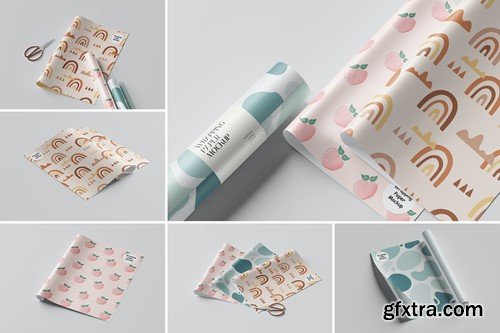 Wrapping Paper Mockup S3HKRQ5