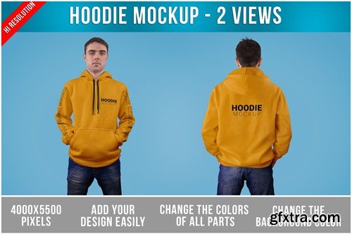 Hoodie Mockup Template 7JG88G5