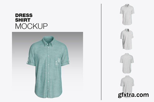 Short Sleeve Polo Shirt Mockup BTS6JK6