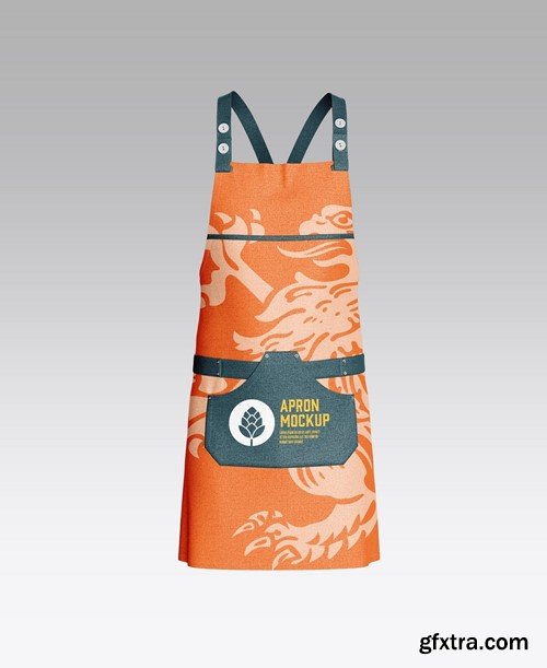 Professional Apron Mockup 52BQQP8