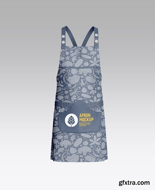 Professional Apron Mockup 52BQQP8