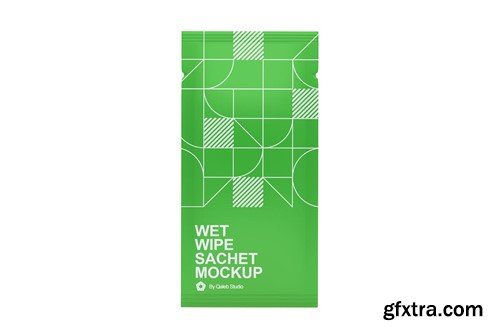Wet Wipe Sachet Mockup FVM556M