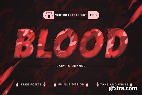 Set 10 Halloween Editable Text Effects, Font Style N3QS89X