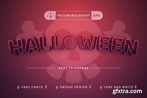 Halloween - Editable Text Effect, Font Style CVTC8GK