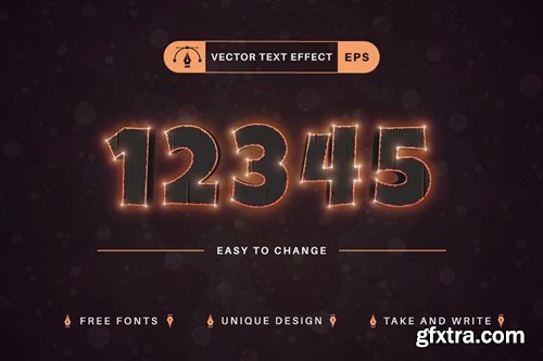 Ember - Editable Text Effect, Font Style 5LYB8JA