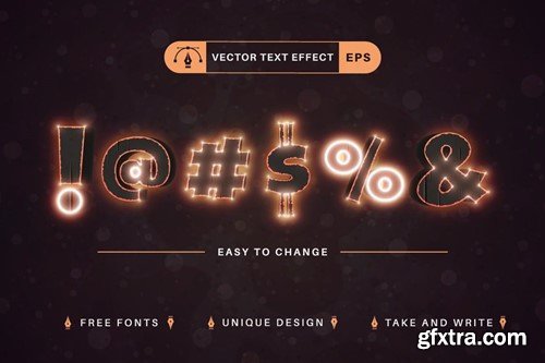 Ember - Editable Text Effect, Font Style 5LYB8JA