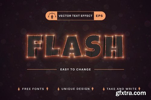 Ember - Editable Text Effect, Font Style 5LYB8JA