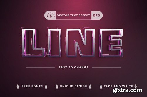 Set 10 Metal Editable Text Effects, Font Styles 6W9HTN6