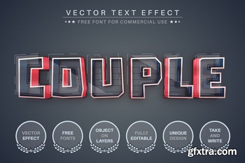 Plastic Stroke - Editable Text Effect, Font Style YLEUUUD