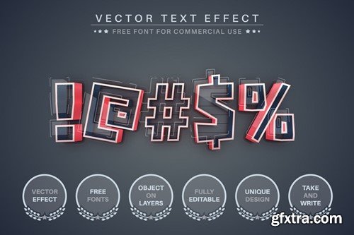 Plastic Stroke - Editable Text Effect, Font Style YLEUUUD