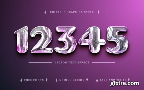 Holo - Editable Text Effect, Font Style L3UU2QY