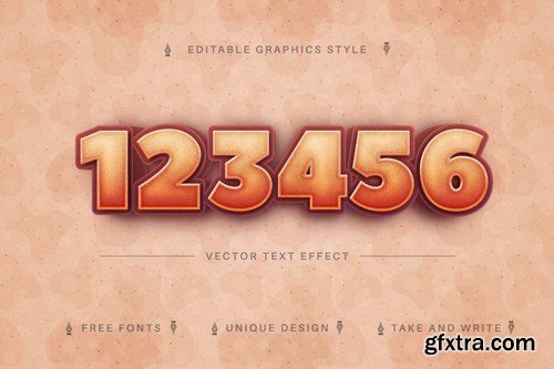 Biscuit - Editable Text Effect, Font Style 5RJVKM9