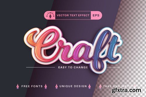 Magic Unicorn - Editable Text Effect, Font Style 35F7SV2