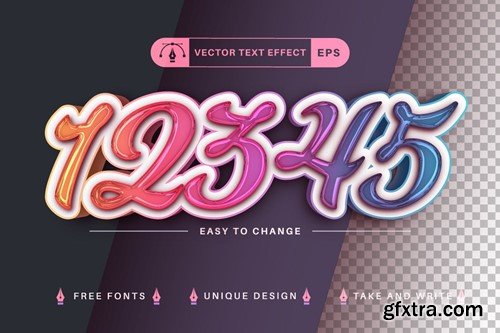 Magic Unicorn - Editable Text Effect, Font Style 35F7SV2