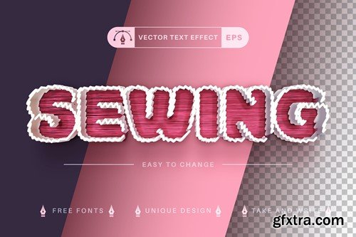 Thread - Edit Text Effect, Editable Font Style JDW9VPB