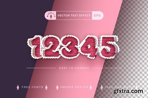 Thread - Edit Text Effect, Editable Font Style JDW9VPB