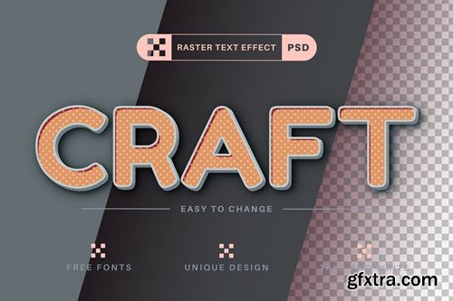 Stroke Polka Dot Editable Text Effect, Font Style J4L4LEF