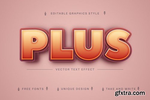 Good 3D - Editable Text Effect, Font Style QRXSLS8