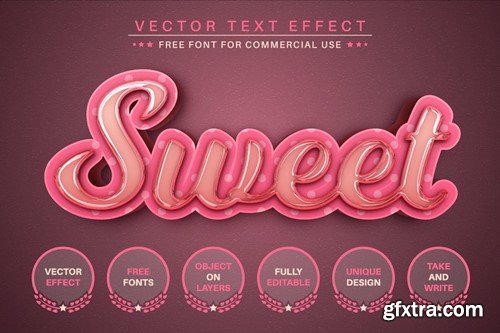 Sweet Cream - Editable Text Effect, Font Style QY7XPQ3