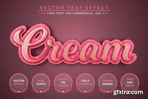 Sweet Cream - Editable Text Effect, Font Style QY7XPQ3