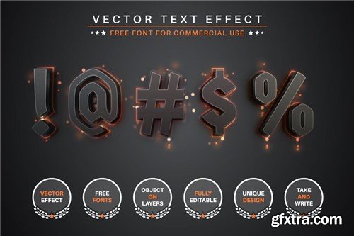 Flash Dark - Editable Text Effect, Font Style X4A4HT9