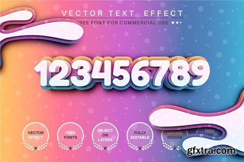 Unicorn Dream - Editable Text Effect, Font Style FYQGWX6