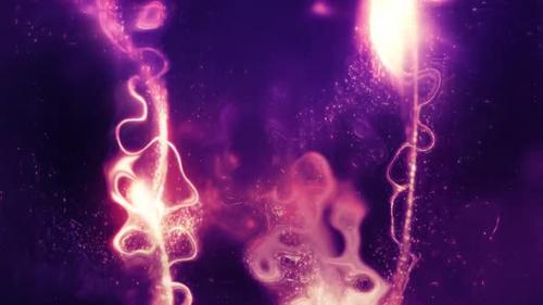 Videohive - Abstract Purple Particles - 47767157 - 47767157