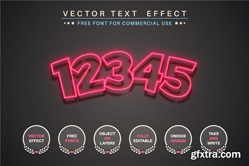 Night Party - Editable Text Effect, Font Style 95BQAG9