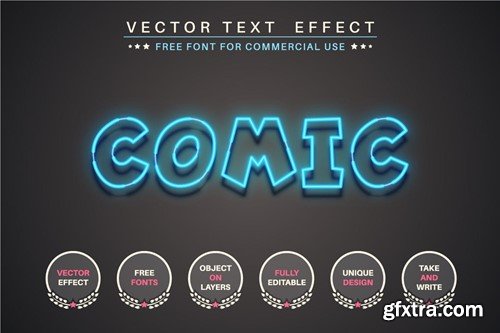 Night Party - Editable Text Effect, Font Style 95BQAG9