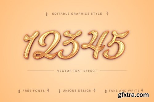 Caramel - Editable Text Effect, Font Style FU3JL9E