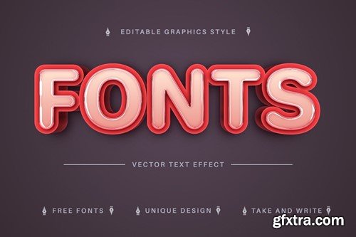 Smart Glasses - Editable Text Effect, Font Style EMS4Z3S