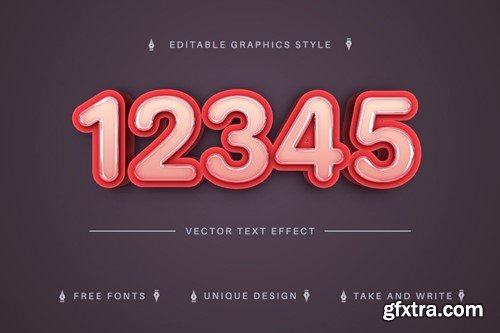 Smart Glasses - Editable Text Effect, Font Style EMS4Z3S