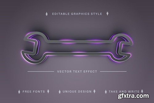 Garland - Editable Text Effect, Font Style 2V9FX73