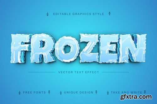 Frozen Winter - Editable Text Effect, Font Style LYHCL7S