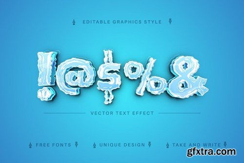 Frozen Winter - Editable Text Effect, Font Style LYHCL7S