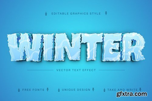 Frozen Winter - Editable Text Effect, Font Style LYHCL7S