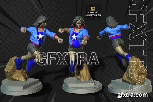 America Chavez by Legion Miniatures &ndash; 3D Print Model