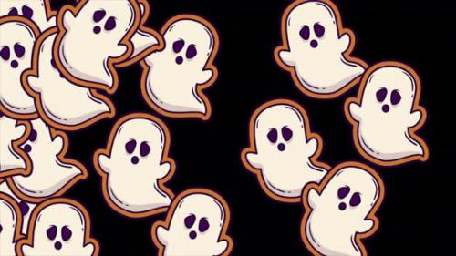 Videohive - Happy Halloween Ghost Transition On Alpha Channel 4K - 47767276 - 47767276