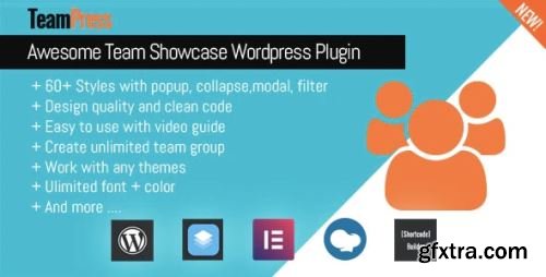 CodeCanyon - TeamPress - Team Showcase plugin v1.5.2 - 22952433 - Nulled