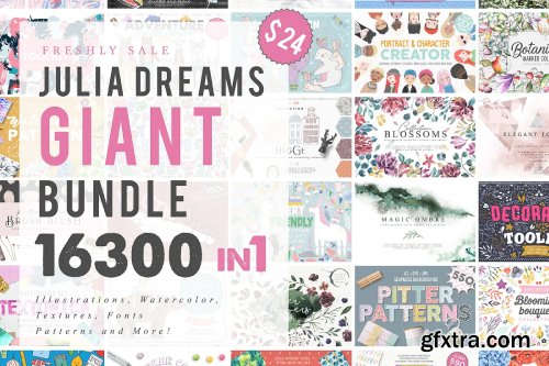 CreativeMarket 16300 in 1 GRAPHIC GIANT BUNDLE  2281951