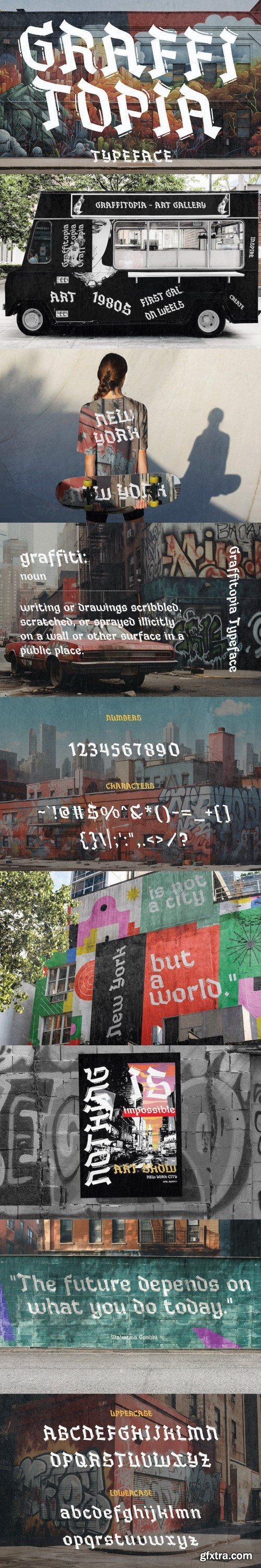 Graffitopia - Urban Graffiti Font