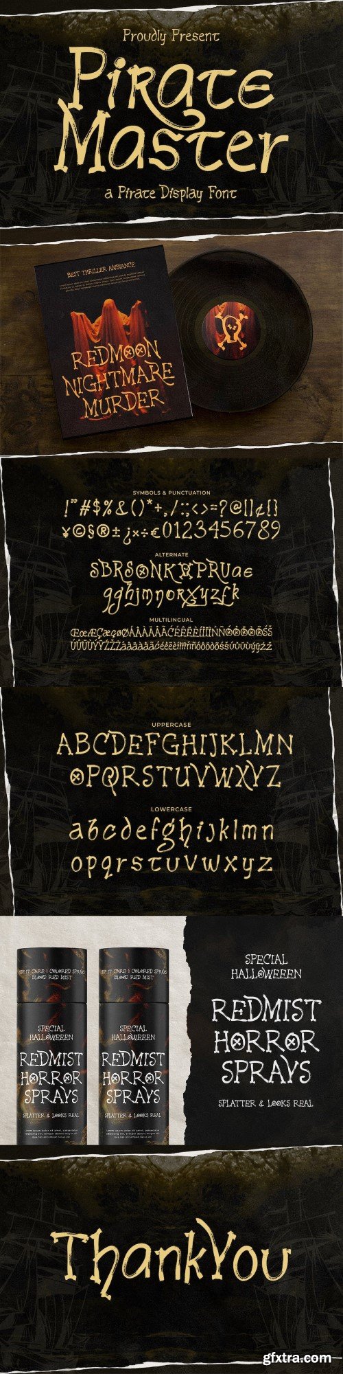 Pirate Master - A Pirate Display Font