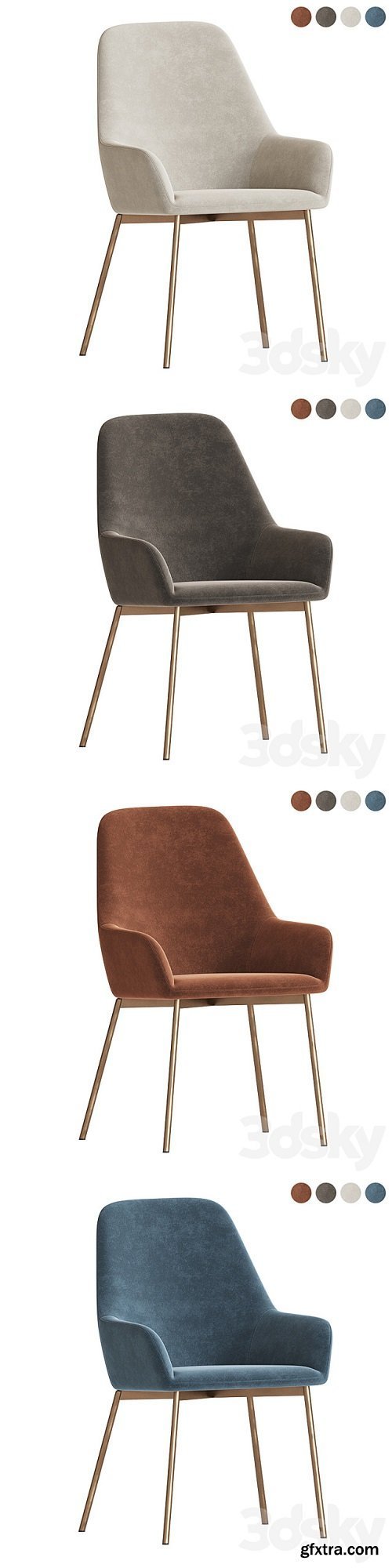 Evy II upholstered chair