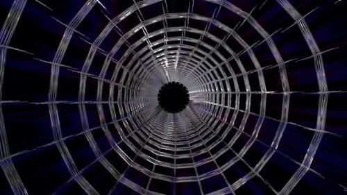 Videohive - Abstract pattern round tunnel background - 47786888 - 47786888