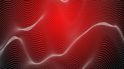 Videohive - Abstract curve dots lines fabric silk concept futuristic background - 47786911 - 47786911