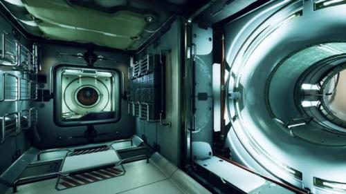 Videohive - Interior of Futuristic Internation Space Station - 47787502 - 47787502