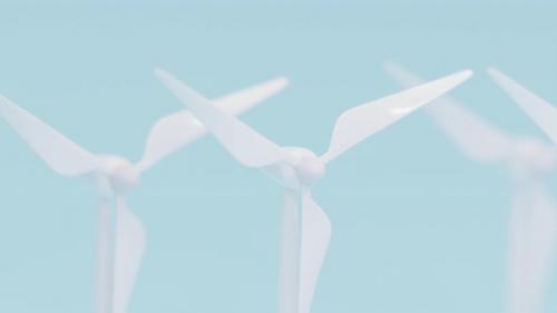 Videohive - Wind Turbine 3d Illustration - 47779345 - 47779345