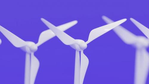 Videohive - Wind Turbine 3d Illustration - 47779347 - 47779347