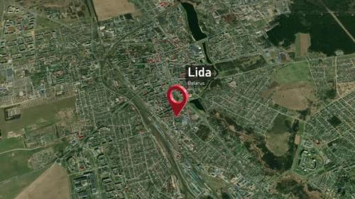 Videohive - Lida City Map Zoom (Belarus) from Space to Earth - 47781694 - 47781694