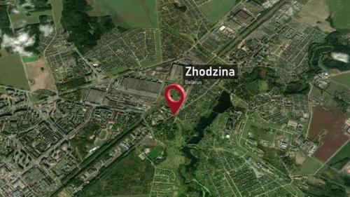 Videohive - Zhodzina City Map Zoom (Belarus) from Space to Earth - 47781703 - 47781703